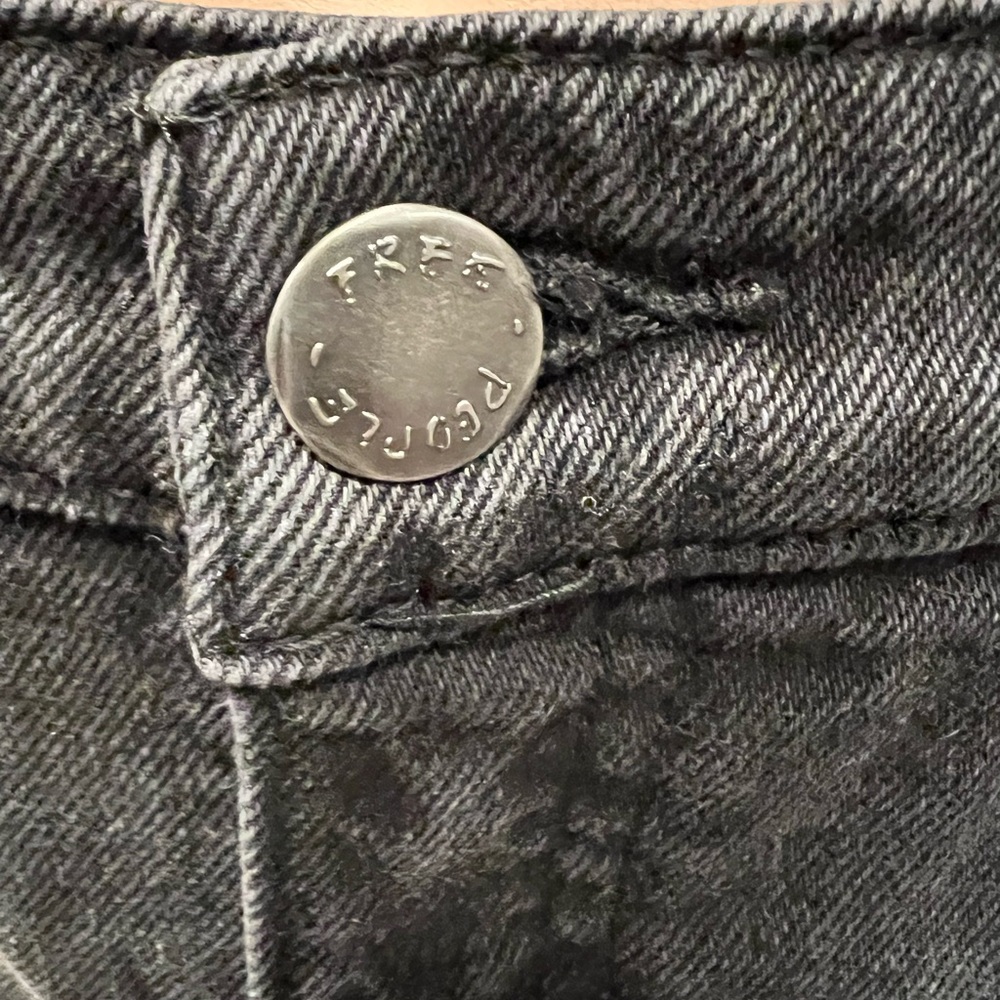 Free people skinny ripped jeans color washed black size 27 - Picture 16 of 16